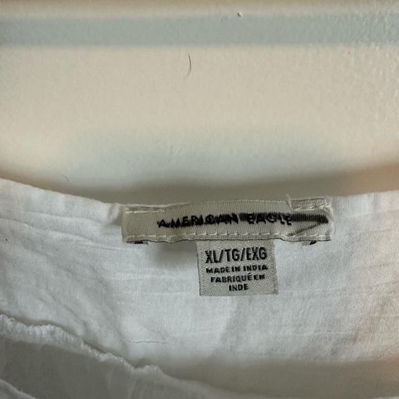 American Eagle Long Sleeve Square Neck Peasant blouse - Picture 3 of 3